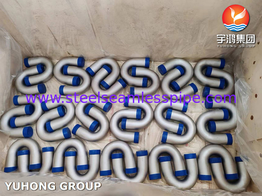 ASME SA213 TP316L 1.4404 أنبوب U Bend من الفولاذ المقاوم للصدأ للاستخدام في أجهزة التدفئة