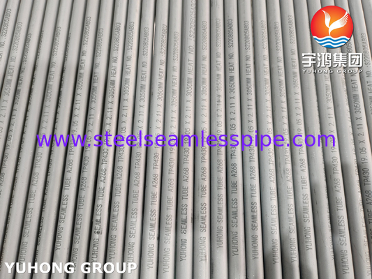 ASME SA268 TP430 S43000 أنابيب بلا خيوط من الفولاذ المقاوم للصدأ الفيريتي لصناعة النفط والغاز