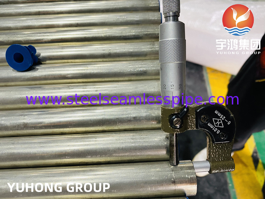 ASME SB167 N06600 النيكل والكروم والسبائك الحديدية الأنبوب السلس للتطبيقات البتروكيماوية