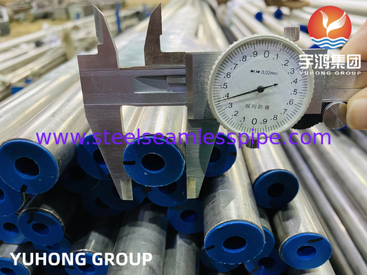 ASME SB167 N06600 النيكل والكروم والسبائك الحديدية الأنبوب السلس للتطبيقات البتروكيماوية