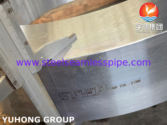 ASME SA965 F304 القرص و SA266 GR.2 حلقة لمبادل الحرارة الجزء