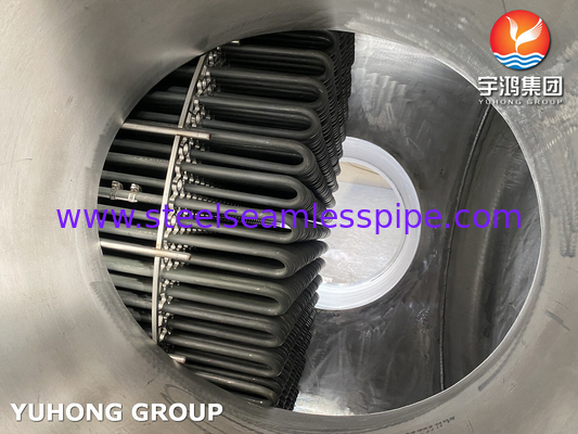 U Bend Tube Bundle ، فولاذ المقاوم للصدأ U Tube Type Fuel Oil Heater
