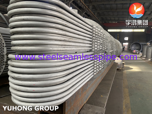 U Bend Tube Bundle ، فولاذ المقاوم للصدأ U Tube Type Fuel Oil Heater