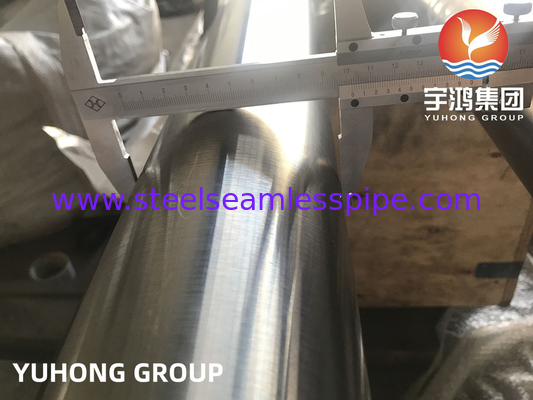 سطح ساطع ASTM B729 NO8020 أنابيب سبيكة النيكل لبيئات عالية الضغط ودرجة الحرارة العالية
