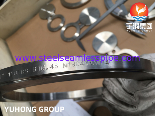 شاشة العيون العمياء، ASTM A182 F316L الفولاذ المقاوم للصدأ الشكل 8 شاشة، RF ASME B16.48