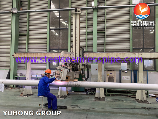 Astm A358 Cl.1 Cl.3 Tp304h أنابيب مصفحة من الفولاذ المقاوم للصدأ