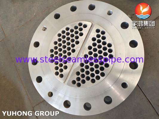 محول الحرارة الأنبوب الثابت من الفولاذ المقاوم للصدأ ASME SA182 F304/304L 08X18H10
