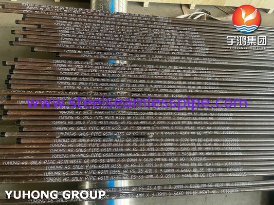 ASTM A335 P5 / X11CrMo5 سبيكة الفولاذ أنبوب بلا خلل أنبوب المرجل الضغط العالي