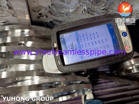 ASTM A240 F904L الفولاذ المقاوم للصدأ AWWA C207 الجدول 2 درجة D الانزلاق على FF Flange