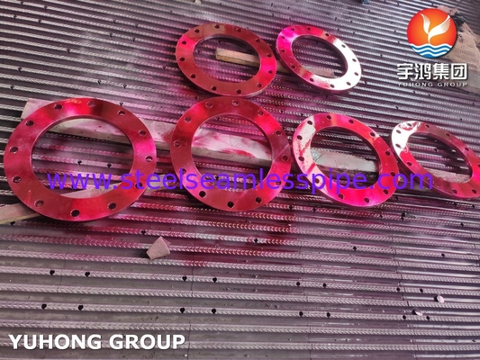 ASTM A240 F904L الفولاذ المقاوم للصدأ AWWA C207 الجدول 2 درجة D الانزلاق على FF Flange