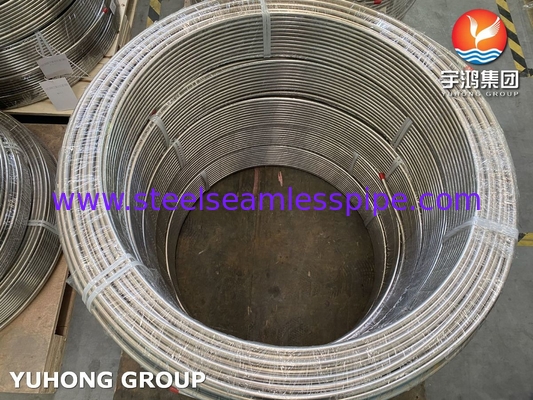 ASTM A269 TP316/316L أنبوب المبادل الحراري من الفولاذ المقاوم للصدأ