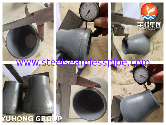 ASME B16.9 ASTM A234 WPB أدوات أنابيب الفولاذ الكربوني الأدوات المغطاة باللون الأسود