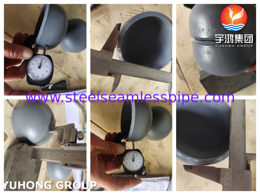 ASME B16.9 ASTM A234 WPB أدوات أنابيب الفولاذ الكربوني الأدوات المغطاة باللون الأسود