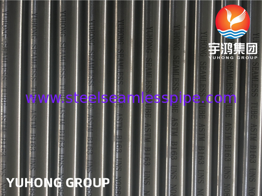 ASME SB163 N08825 أنبوب غير سلس من سبيكة النيكل للمكثفات ومبادلات الحرارة