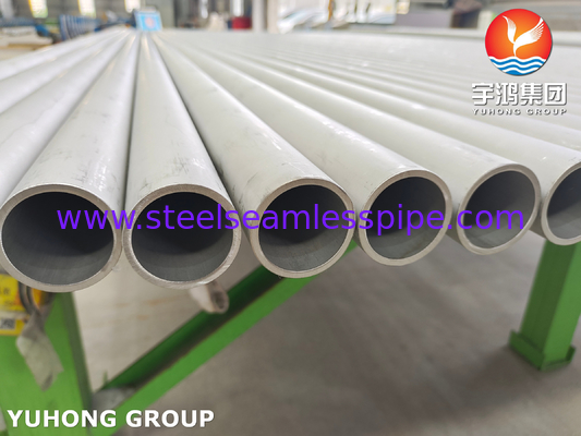 ASTM A312 الفولاذ المقاوم للصدأ 253MA UNS S30815 أنابيب خالية من الخياطة المخلطة والمحلاة