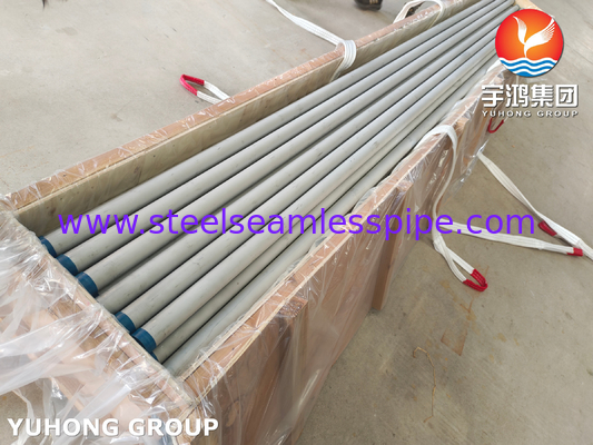 ASTM A312 الفولاذ المقاوم للصدأ 253MA UNS S30815 أنابيب خالية من الخياطة المخلطة والمحلاة