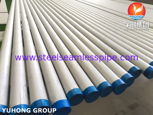 ASTM A312 الفولاذ المقاوم للصدأ 253MA UNS S30815 أنابيب خالية من الخياطة المخلطة والمحلاة