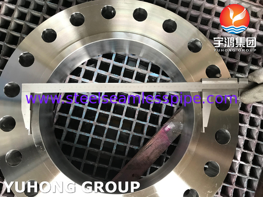 ASTM A182 F53 UNS S32750 الفولاذ المزدوج المزدوج على الأطراف RF لتحلية الملح