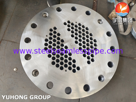 الصفحة الأنبوبية من الصلب الكربوني ASME SA516 Gr.70N ، لوحة وعاء الضغط لمبادلات الحرارة
