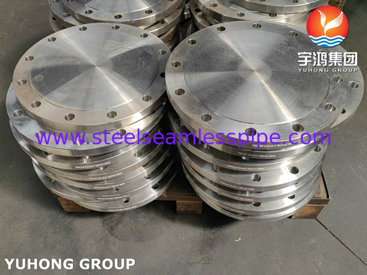 ASME B16.5 ASTM A105 / A105N فلنج عمياء من الفولاذ الكربوني فلنج BLRF مزور