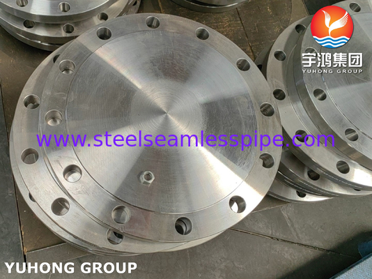 ASME B16.5 ASTM A105 / A105N فلنج عمياء من الفولاذ الكربوني فلنج BLRF مزور