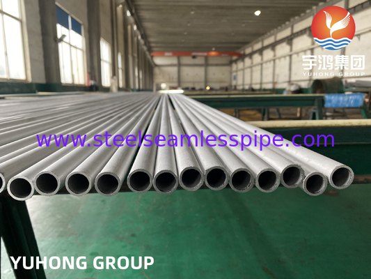 EN10216-5 ، GOST 9941-81 ، ASTM A213 ، A269 ، A376 TP347 / TP347H أنابيب بلا مسام من الفولاذ المقاوم للصدأ لخلاط محطة توليد الطاقة