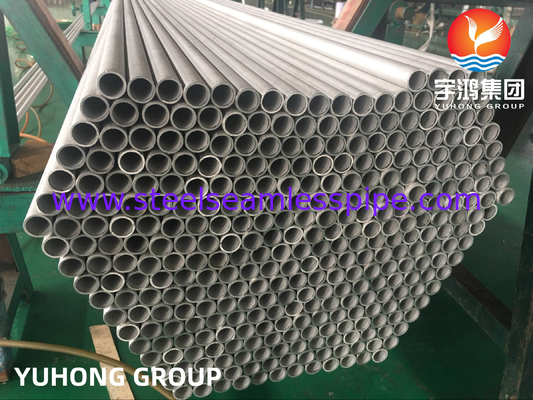 EN10216-5 ، GOST 9941-81 ، ASTM A213 ، A269 ، A376 TP347 / TP347H أنابيب بلا مسام من الفولاذ المقاوم للصدأ لخلاط محطة توليد الطاقة