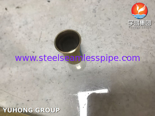 ASTM B111 C68700 سبيكة النحاس الفولاذية الفولاذية بدون خيوط لتحويل الحرارة