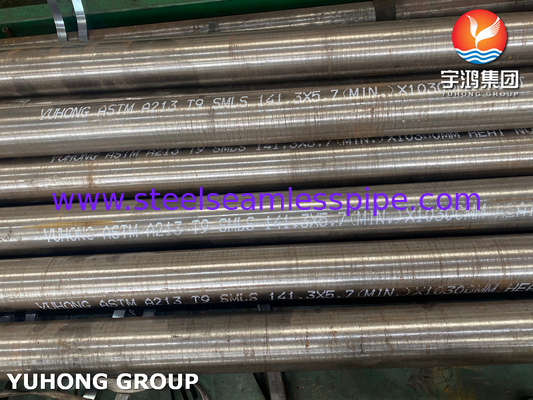 أنبوب ASTM A213 T9 من الفولاذ السليمي المزدوج للفرن