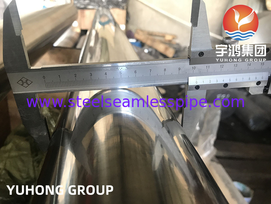 ASTM A789 UNS S32205 أنبوب ثنائي من الفولاذ المقاوم لتآكل مياه البحر