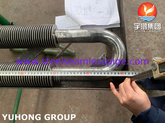 الصلب الكربوني U Bend HFW Fined Tube ASTM A106 Gr.B لمبادل الحرارة