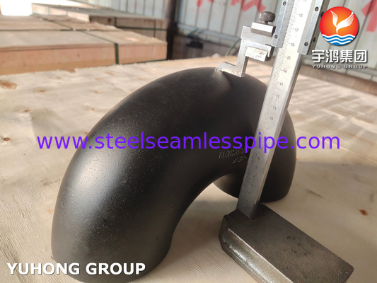 صلابة الحزام ASTM A234 WPB فولاذ الكربون 90/180 درجة SR الكوع