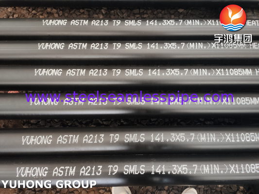 ASME SA213 T9 T11 T22 T91 أنبوب بلا خيوط من الفولاذ اللاسلكي للأنابيب الموقدة
