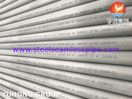 ASTM A268 TP430Ti أنبوب غير سلس من الفولاذ المقاوم للصدأ الحديدي مع استقرار التيتانيوم