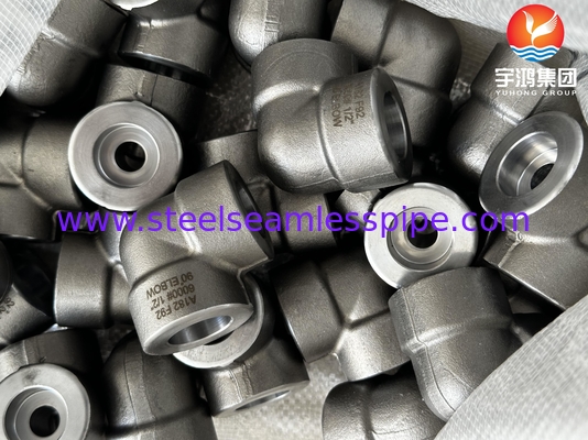 ASTM A182 F92 1/2 بوصة 90° الكوع #6000 ASME B16.11 SW لمحطات الطاقة