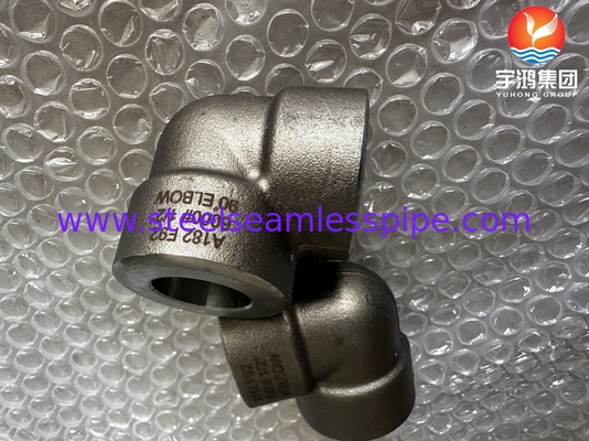 A182 F53 F92 1/2&quot; #3000 90 درجة المرفق مصفح ASME B16.11 لمحطات الطاقة