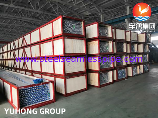 أنبوب ذو الزعانف المنخفضة ASTM A268 TP439 EN10217-7 1.4510 لمبرد الهواء