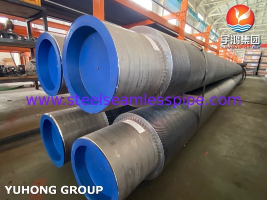 أنبوب ذو ريش ASTM A312 TP347H SS شريط أنبوب ذو ريش صلب للاقتصاد