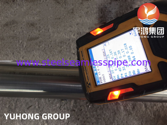 سبيكة النيكل ASTM B729 N08020 سبيكة 20 أنابيب بلا خيوط للبتروكيمياء