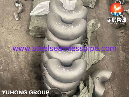 المعيار الأمريكي ASTM403 WP321 180 درجة أنبوب الفولاذ المقاوم للصدأ الكوع B16.9