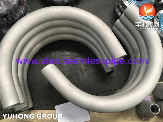 ASTM A403 WP304 فولاذ المقاوم للصدأ 180 درجة الكوع B16.9 أدوات أنابيب Buttweld