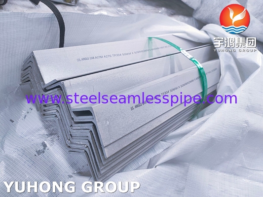 ASTM A276 TP304 الفولاذ المقاوم للصدأ الحديد المسطح والحديد الزاوي