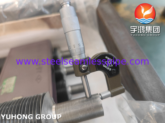أنبوب L A179 ASME SA179 مع الألومنيوم 1060 للمكثف المبرد بالهواء