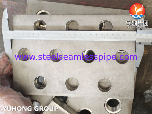 ASTM A240 الفولاذ المقاوم للصدأ 304 صفيحة أنبوب مربع لوحة محاذية للمبادل الحراري