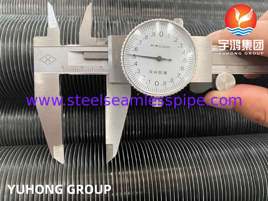 أنبوب فولاذي كربوني بزعانف مبثوق لكفاءة نقل حرارة عالية بطول 100 مم - 6000 مم