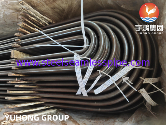 شكل U ، ASTM A179 أنبوب بلا خيوط من الفولاذ الكربوني ، لمرجل مبادل الحرارة