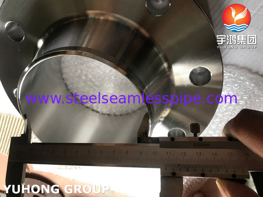 ASTM A182 F60 الفولاذ المزدوج المزدوج للشريحة الحلزونية الرقبة الرفيعة / WNRF