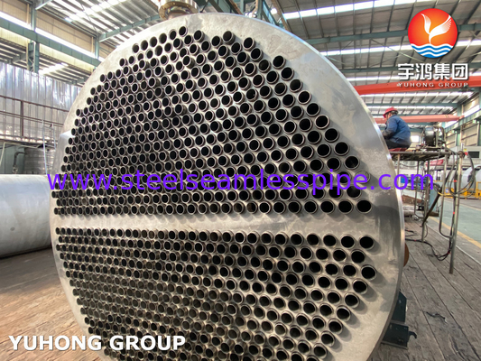 الصلب المقاوم للصدأ أنبوب U ثنائي بدون مسام SA213 TP316L حزمة الأنابيب للجهاز التجديدي Reboiler مصفاة النفط