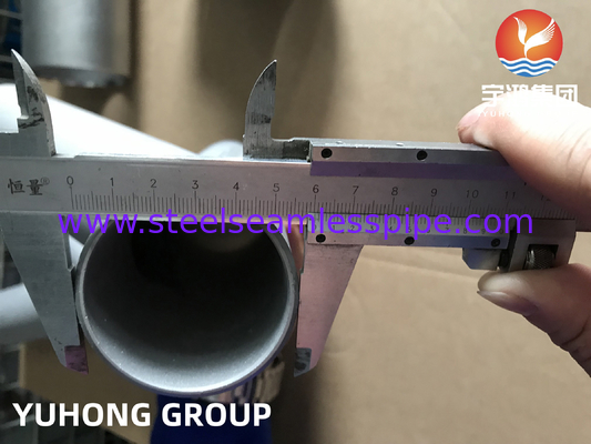 ASTM A815 UNS S31803 وصلة أنابيب الفولاذ المزدوجة 45 درجة Y الجانبية Tee