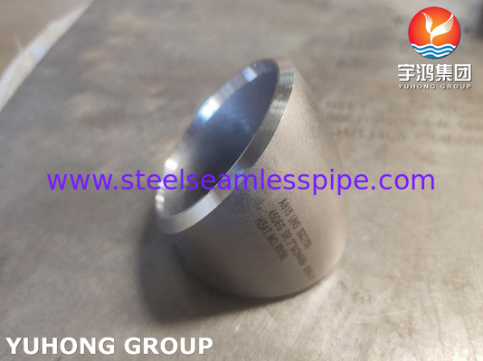 ASTM A815 WP-S UNS S32750 90 ° / 45 ° SR المرفق مزدوج الفولاذ BW